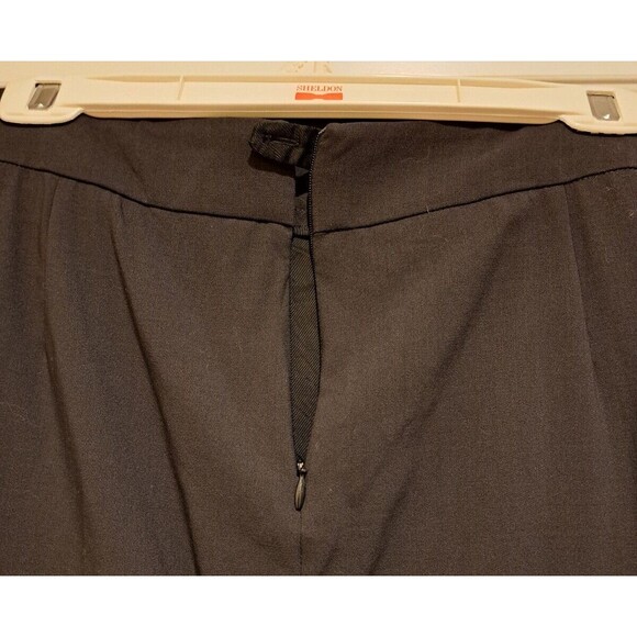 Armani Collezioni Womens Black Wool Zip Back Lined Pencil Skirt Size 10 - Picture 4 of 12